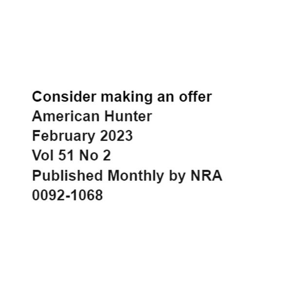 American Hunter February 2023 Wyoming Women Foundation Build Butcher Shop - Picture 2 of 9